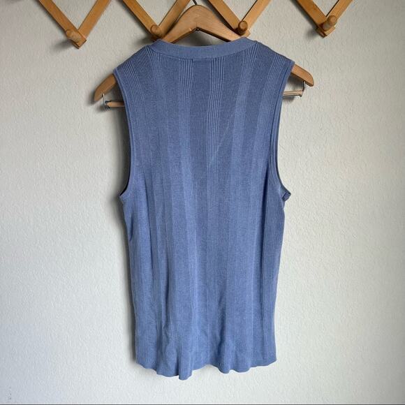 Alex Marie Periwinkle Knit Vest Size XL - Picture 4 of 8